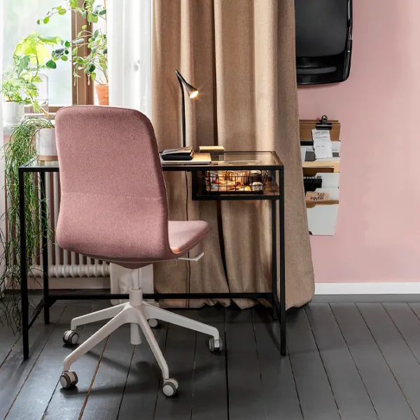 Masă de birou Ikea Vittsjo Sticlă/ Black photo 3