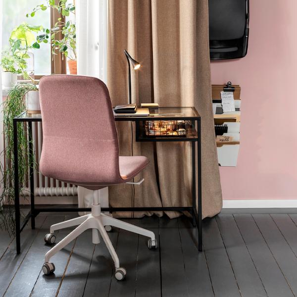 Masă de birou Ikea Vittsjo Sticlă/ Black photo 3