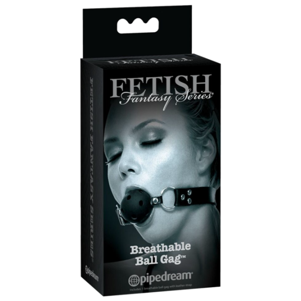 Кляп Fetish Fantasy Breathable Ball Gag Черный photo 4 Кляп Fetish Fantasy Breathable Ball Gag Черный photo 4