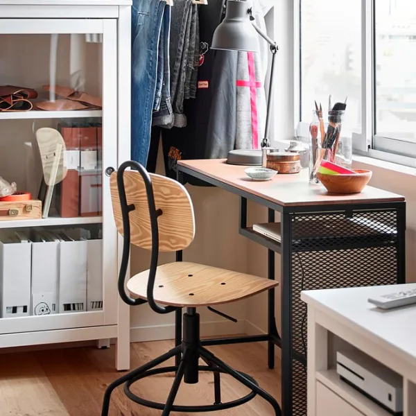 Masă de birou Ikea Fjallbo PAL/ Brown photo 5