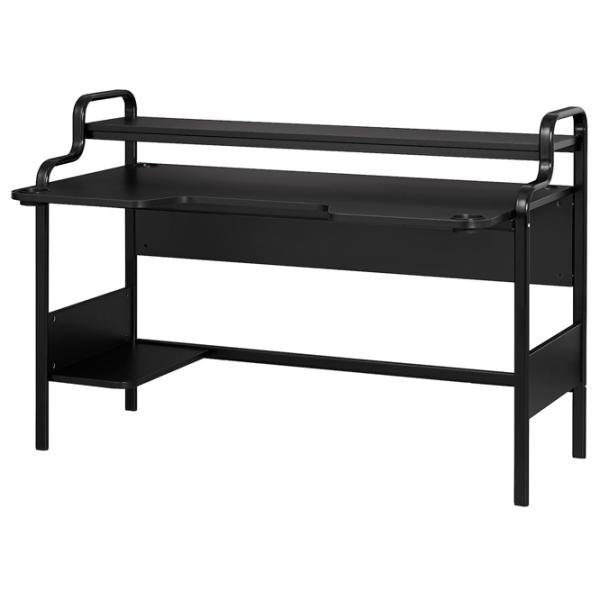 Masă de birou Ikea Fredde PAL/ Black photo 1 Masă de birou Ikea Fredde PAL/ Black photo 1