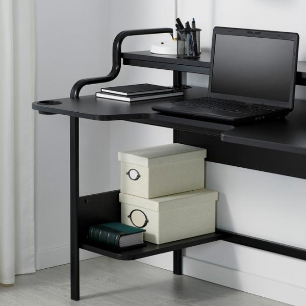 Masă de birou Ikea Fredde PAL/ Black photo 4 Masă de birou Ikea Fredde PAL/ Black photo 4