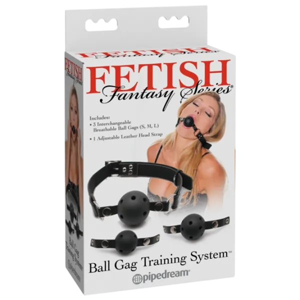 Кляп Fetish Fantasy Ball Gag Training System Черный photo 5 Кляп Fetish Fantasy Ball Gag Training System Черный photo 5