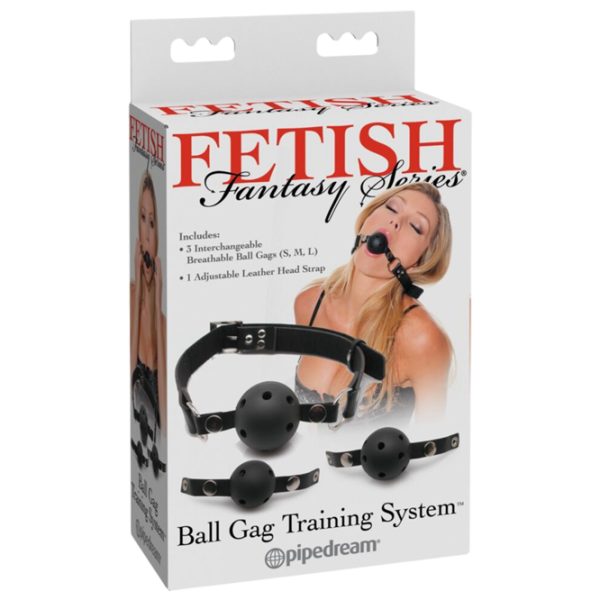 Кляп Fetish Fantasy Ball Gag Training System Черный photo 5 Кляп Fetish Fantasy Ball Gag Training System Черный photo 5