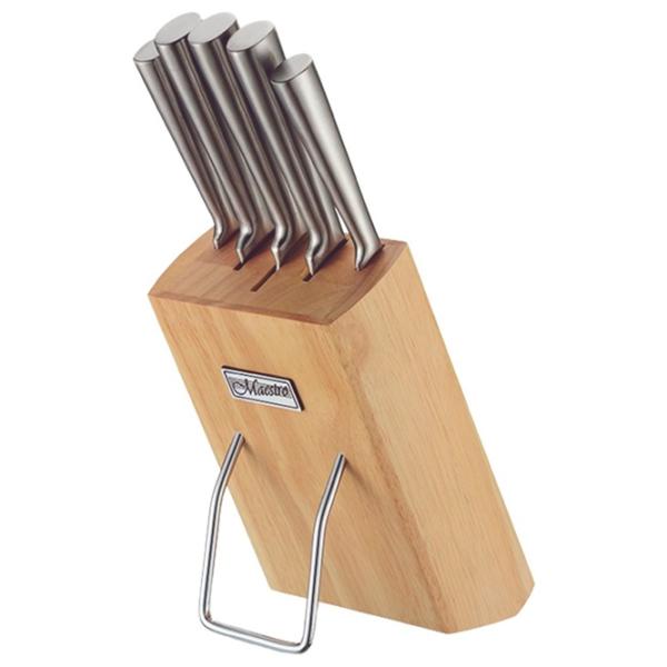 Набор ножей Maestro Mr-1429 Нержавеющая сталь / Серебряный photo 1 Набор ножей Maestro Mr-1429 Нержавеющая сталь / Серебряный photo 1