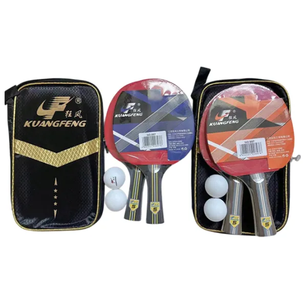 Set de palete Kaungfeng 2311-1476  Pentru tenis de masă / Concav / Cauciuc photo 1 Set de palete Kaungfeng 2311-1476  Pentru tenis de masă / Concav / Cauciuc photo 1