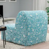 Fotoliu extensibil Ikea Lycksele Murb Blue Blue photo 4