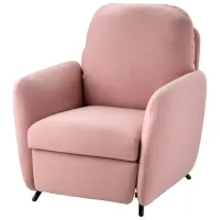 Fotoliu extensibil Ikea Ekolsund/Gunnared Black Pink