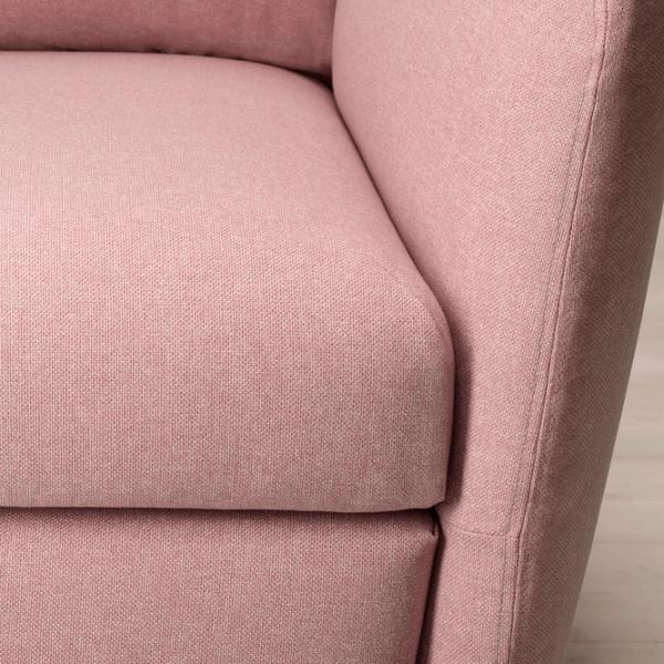 Раскладной кресло Ikea Ekolsund/Gunnared Черный Розовый photo 4