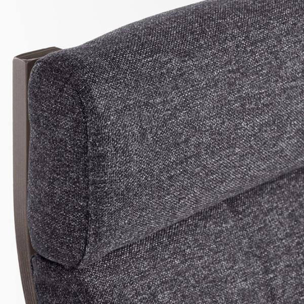 Кресло качалка Ikea Poang Dark Brown Тёмно-серый photo 4