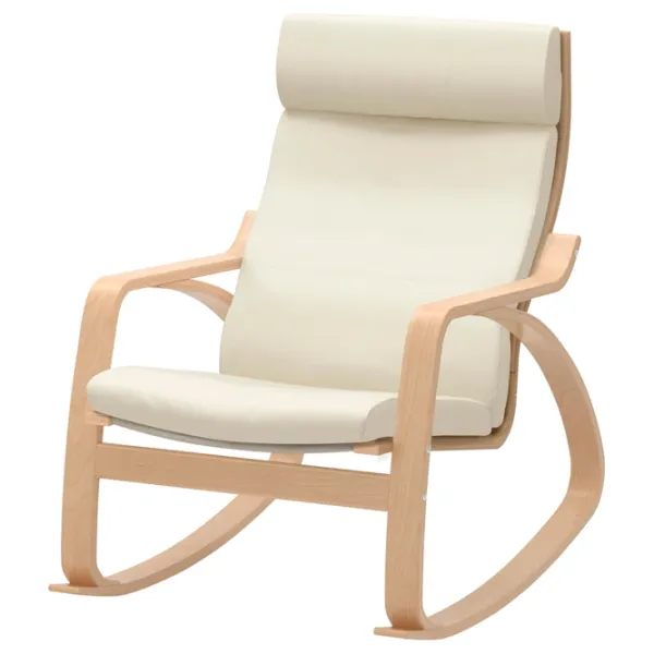 Кресло качалка Ikea Poang/Glose Beige Бежевый photo 1 Кресло качалка Ikea Poang/Glose Beige Бежевый photo 1