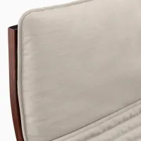 Fotoliu balansoar Ikea Poang/Knisa Brown Beige photo 3