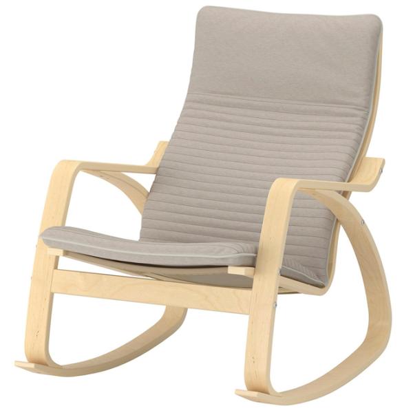 Fotoliu balansoar Ikea Poang Beige Beige photo 1