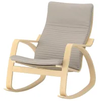 Fotoliu balansoar Ikea Poang Beige Beige