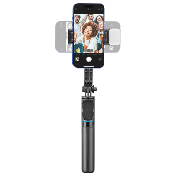 Selfie Stick Cellularline Sparkle Bluetooth / Black photo 1