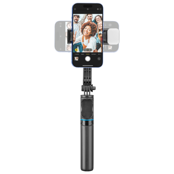 Selfie Stick Cellularline Sparkle Bluetooth / Black photo 1