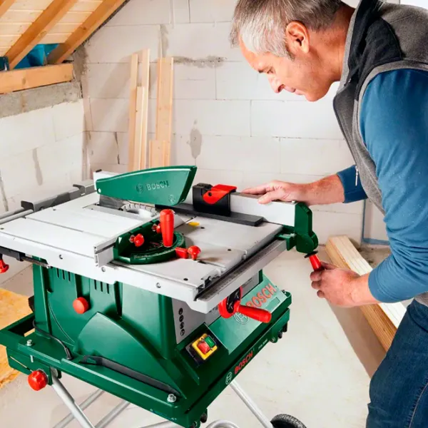 Fierăstrău circular de banc Bosch PTS 10 Green / 1400 W photo 4