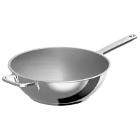 Сковорода BergHOFF Helix 1315082  Вок / 30 см / Серебряный