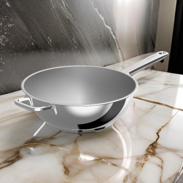 Tigaie BergHOFF Helix 1315082  Wok / 30 cm / Silver photo 4