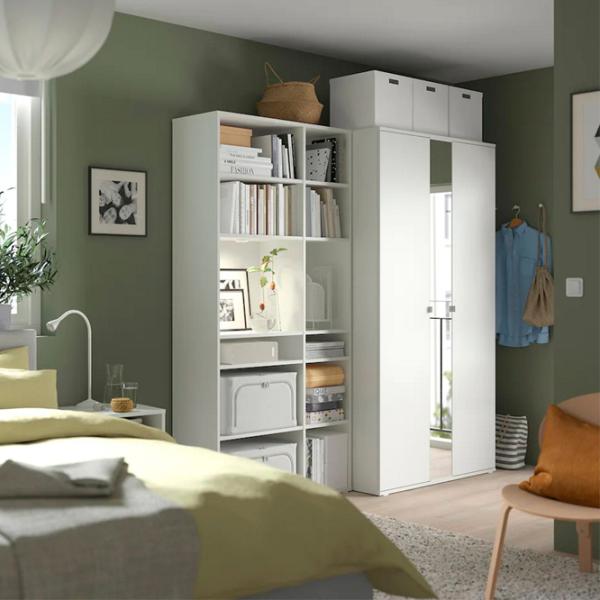 Dulap Ikea Vihals 200 x 57 x 200 / DSP / Alb photo 2