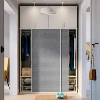 Шкаф Ikea Platsa 160 x 57см x 241 / ДСП / Белый photo 2