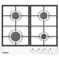 Plită încorporabilă pe gaz Hansa BHGW630502 Oțel emailat / White