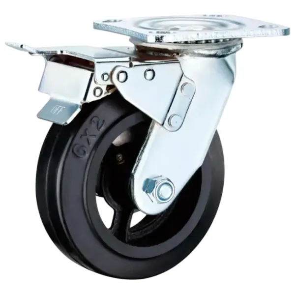 Roată Lider 97125NL 125 mm / Rotativă / cărucioare photo 1 Roată Lider 97125NL 125 mm / Rotativă / cărucioare photo 1
