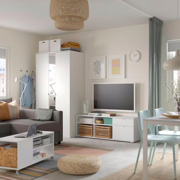 Dulap Ikea Vihals 251 x 57 x 200 / DSP / Alb photo 3