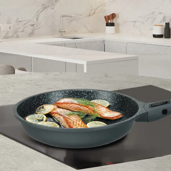 Сковорода Maestro MR-1208-24 Универсальная / 24 см / Серый photo 4 Сковорода Maestro MR-1208-24 Универсальная / 24 см / Серый photo 4