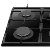 Plită încorporabilă pe gaz Hansa BHKS620531 Sticlă călită / Black photo 4