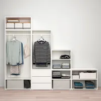 Шкаф Ikea Platsa 280 x 42см x 211 / ДСП / Белый photo 2