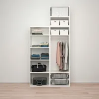 Шкаф Ikea Platsa 120 x 57см x 251 / ДСП / Белый photo 2