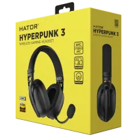 Наушники Hator Hyperpunk 3 Черный Беспроводные/ Игровой photo 6
