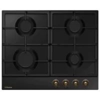 Plită încorporabilă pe gaz Hansa BHGA630390 Oțel emailat / Black