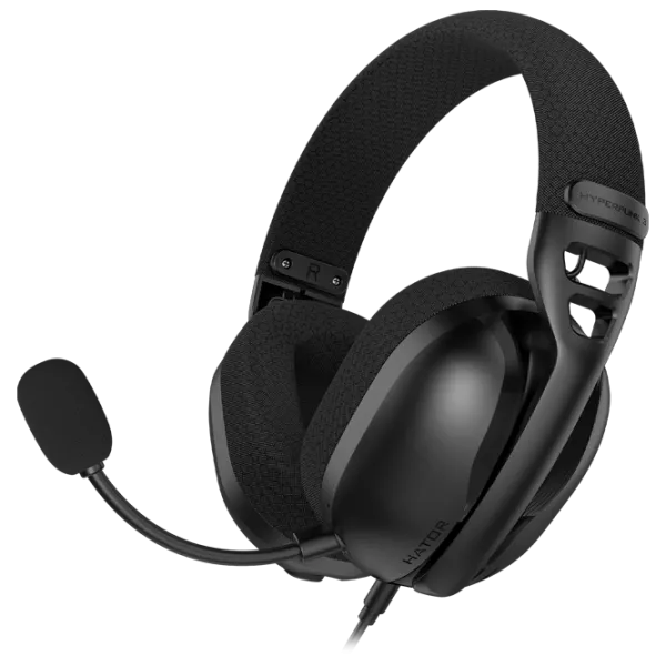 Căști Hator Hyperpunk 3 Black Cu fir/ Gaming photo 1 Căști Hator Hyperpunk 3 Black Cu fir/ Gaming photo 1