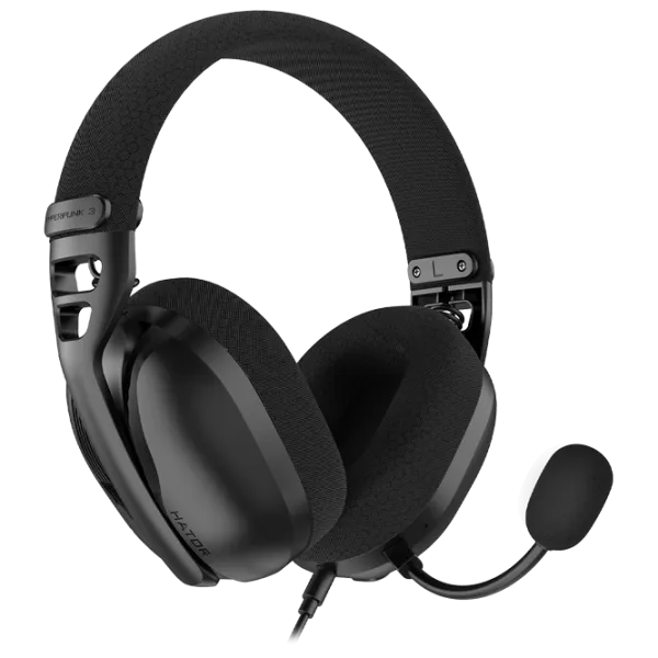 Căști Hator Hyperpunk 3 Black Cu fir/ Gaming photo 2 Căști Hator Hyperpunk 3 Black Cu fir/ Gaming photo 2