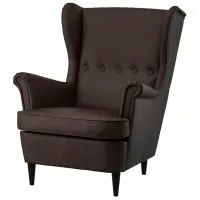 Fotoliu Ikea Strandmon/Grann/Bomstad Brown Brown photo 3