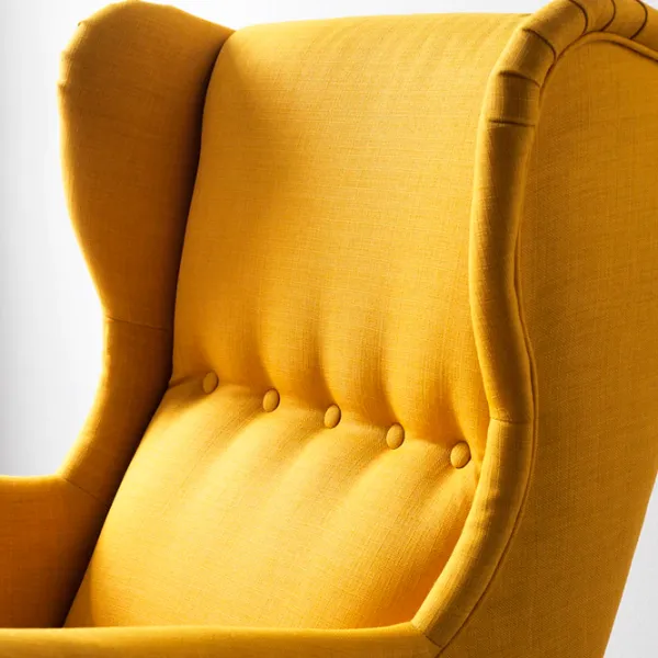 Fotoliu Ikea Strandmon Brown Yellow photo 3 Fotoliu Ikea Strandmon Brown Yellow photo 3