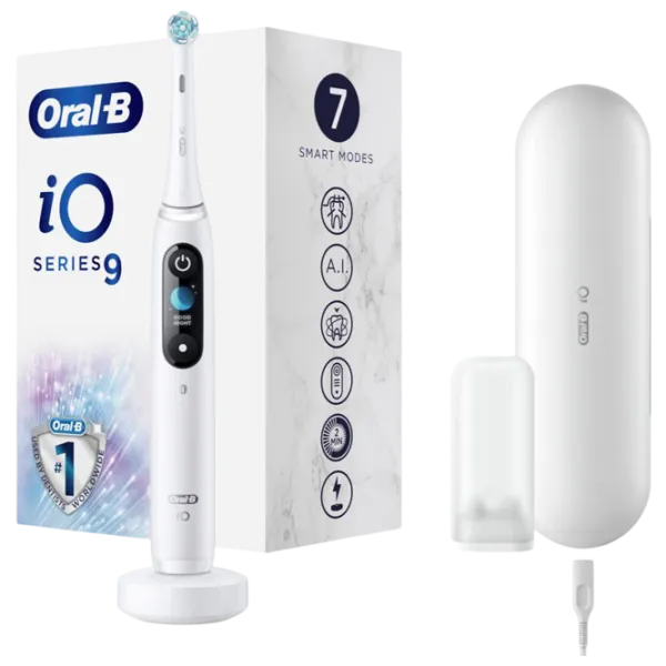 Periuță de dinți electrică Braun iO9 3D / White photo 1