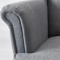 Fotoliu Ikea Strandmon Black Dark Gray photo 6