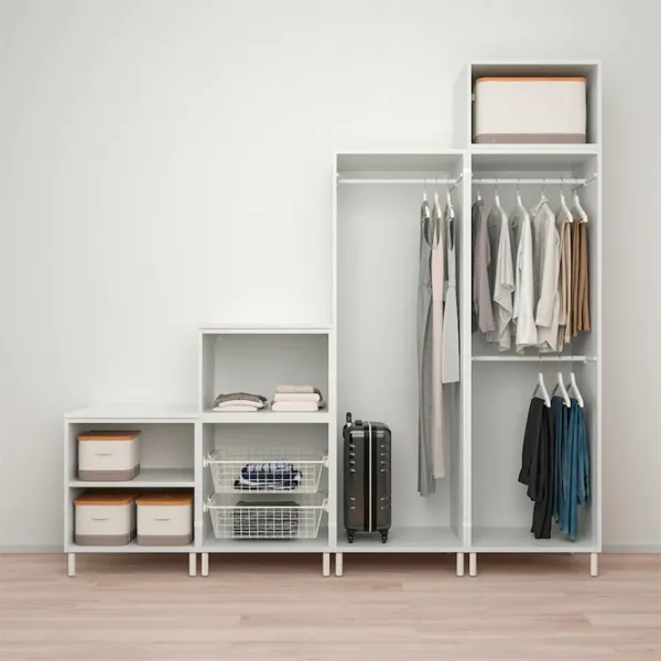 Шкаф Ikea Platsa 240 x 57см x 231 / ДСП / Белый photo 2