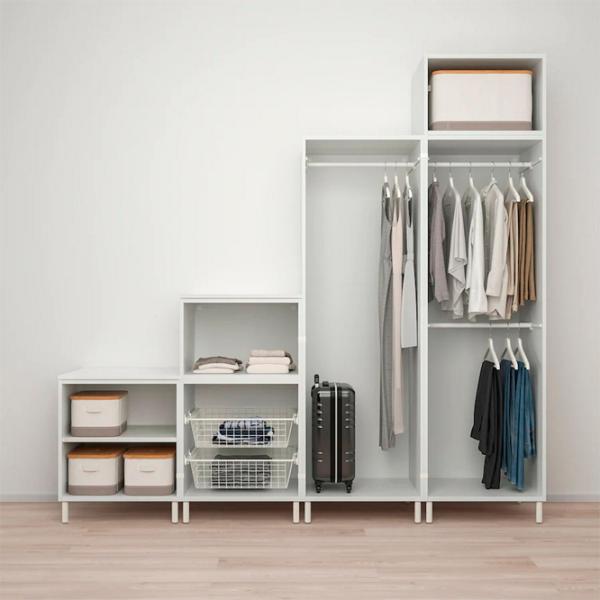 Шкаф Ikea Platsa 240 x 57см x 231 / ДСП / Белый photo 2