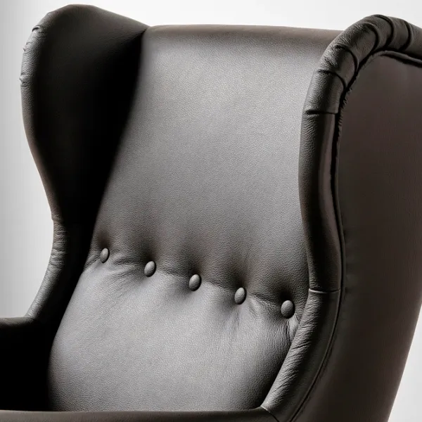 Fotoliu Ikea StrandmonGrann/Bomstad Black Dark Brown photo 3 Fotoliu Ikea StrandmonGrann/Bomstad Black Dark Brown photo 3