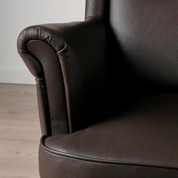 Fotoliu Ikea StrandmonGrann/Bomstad Black Dark Brown photo 5 Fotoliu Ikea StrandmonGrann/Bomstad Black Dark Brown photo 5