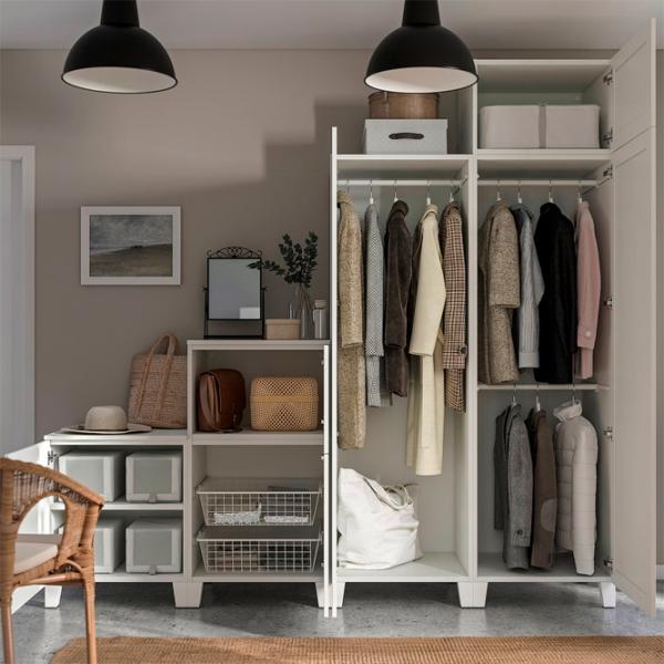 Dulap Ikea Platsa/Sannidal 240 x 57 x 231 / DSP / Alb photo 7