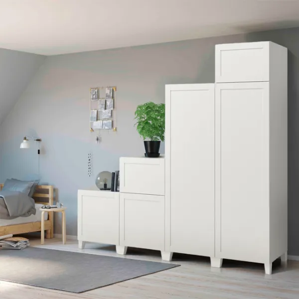 Dulap Ikea Platsa/Sannidal 240 x 57 x 231 / DSP / Alb photo 8