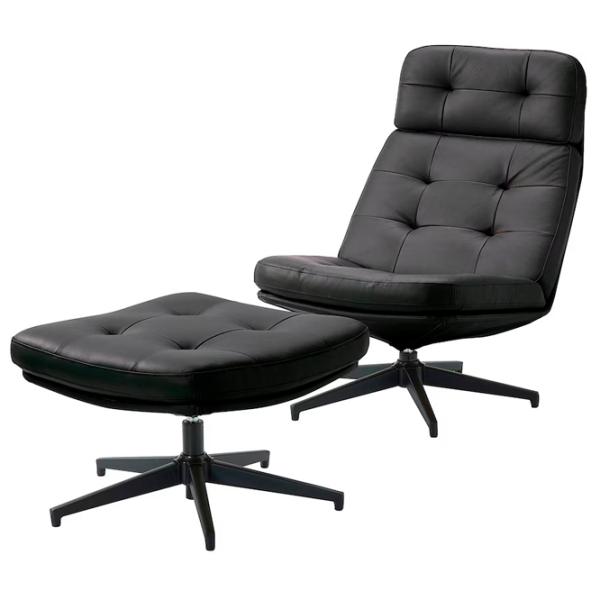 Кресло Ikea Havberg Черный Черный photo 1 Кресло Ikea Havberg Черный Черный photo 1