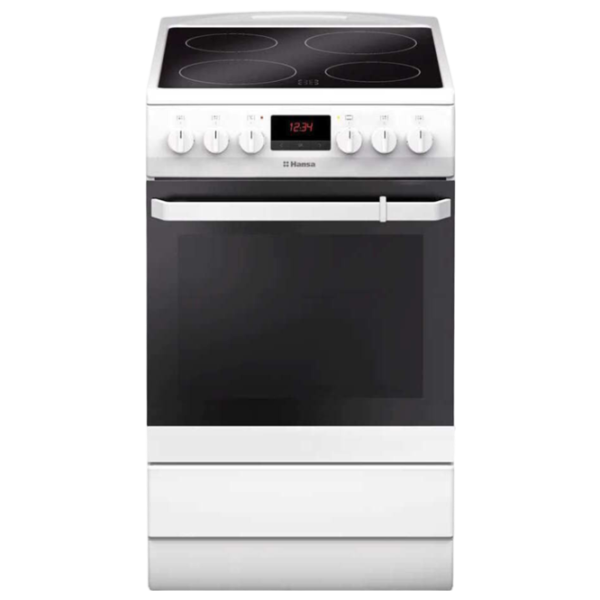 Aragaz Hansa FCCW58277 Electrică/ White/ Black photo 1 Aragaz Hansa FCCW58277 Electrică/ White/ Black photo 1