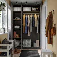 Dulap Ikea Pax/Gullaberg 150 x 60 x 236.4 / DSP / Gri închis photo 5