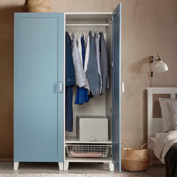 Шкаф Ikea Platsa/Sannidal 120 x 57см x 191 / ДСП / Белый photo 5